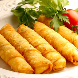 Sigara Böreği / Fried Rolls with Cheese Filling